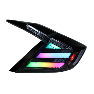 Luz Trasera LED RGB Estilo DK Motion para Honda CIVIC 2016 2017 2018 2019 2022 10.ª Generación FK Sedán, Conjunto de Lámpara Trasera - Product Image 5