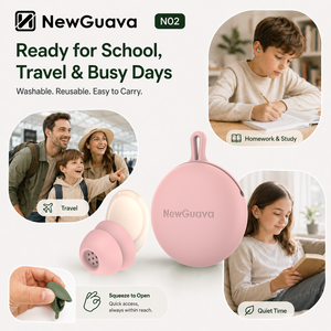 Festival Earplugs for Kids Fireworks Concert Family Event Soft Silicone Sound Reducing <strong>Ear</strong> <strong>Plugs</strong> Low Profile Fit ODM Custom Logo - Product Image 5