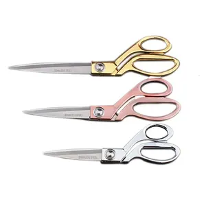 8.5'' Rose Gold Desk Office scissors, Professional Sewing Tailor Scissors For Fabric Clothes Dressmaker