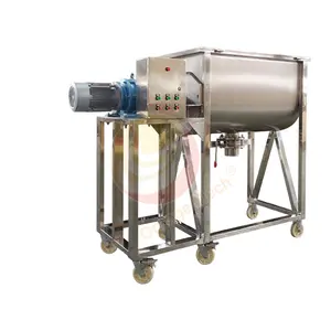 Mezcladora De Polvo Industrial Horizontal Drying Spice Food Grade Large Capacity Powder Mixer