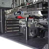 Support de carte graphique GPU rotatif télescopique à vis en alliage d'aluminium 1660, support de carte vidéo 3060ti avec base magnétique