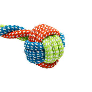 Durable pequeño mediano grande perro cachorro masticar juguete <span class=keywords><strong>de</strong></span> goma sostenible dentición juego interactivo cuerda <span class=keywords><strong>de</strong></span> algodón juguete ecológico para mascotas - Product Image 3