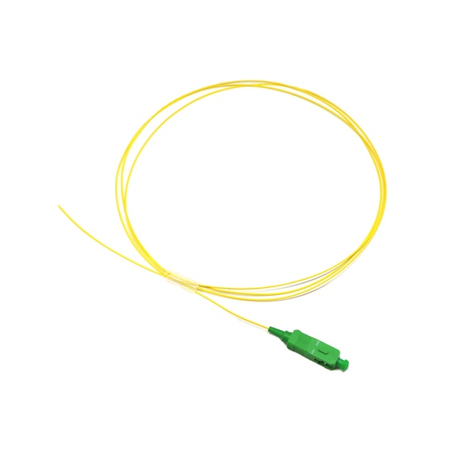Factory Top Quality Single Mode LC SC APC UPC 1M 2M Customized Length Fiber Optic Pigtail 0.9mm 2.0mm for FTTH and 5G Use