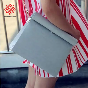 Baoren Nouvelle Arrivée Étanche Sangle Unique Femmes Filles Lavable Kraft Papier Sac À Bandoulière - Product Image 3