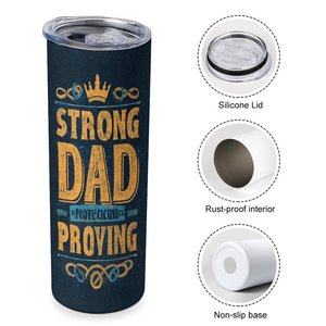 Vaso Térmico de Acero Inoxidable Strong Dad Proving de 20oz con Aislamiento al Vacío y Diseño Personalizado - Product Image 3