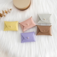 Nouvelle conception, mini sac de rangement en cuir PU mignon 7*5cm, pochette de protection DIY pour bijoux, porte-bague et collier, idéal pour les cadeaux
