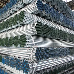 Tiang pipa baja galvanis berkualitas tinggi dan pagar rel dengan kualitas tinggi