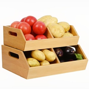 Cesta para pan rectangular de madera con asa, gran capacidad para almacenamiento en la cocina, organización de escritorio, uso en fiestas - Product Image 5