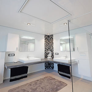 Film de plafond tendu décoratif, design <span class=keywords><strong>lambris</strong></span>, impression numérique UV, PVC, film laqué brillant souple, utilisé dans la maison, la cuisine - Product Image 3