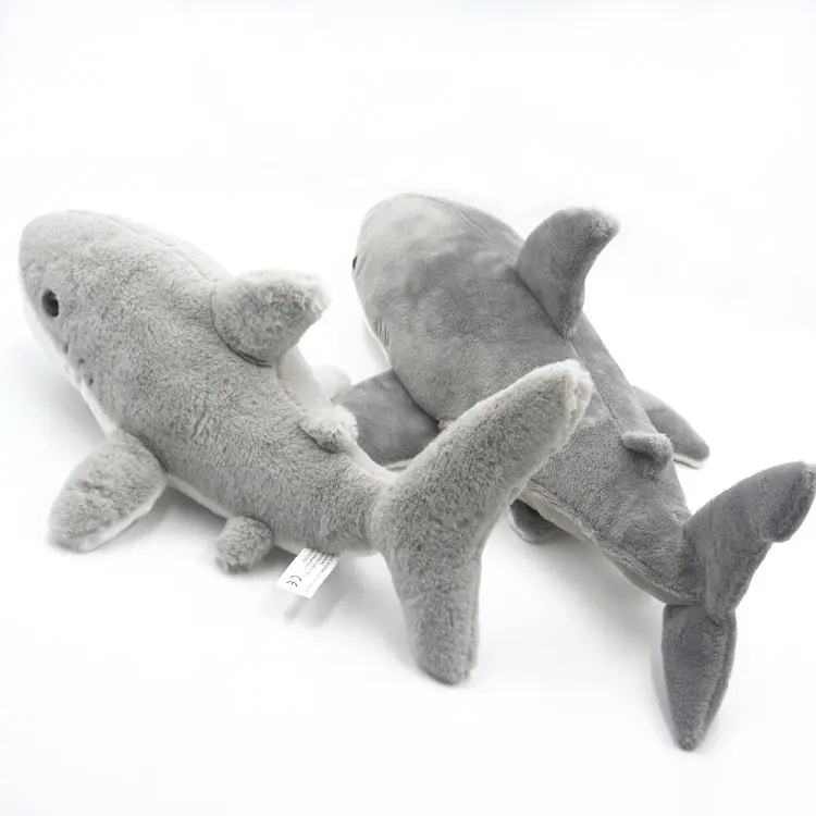 Factory direct sales marine animal shark plush toy soft doll great white shark pillow