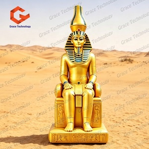 <span class=keywords><strong>Bouddha</strong></span> Pharaon <span class=keywords><strong>Gonflable</strong></span> Géant pour Décoration d'Événements d'Entrée de Temple – Pharaon Égyptien Ancien <span class=keywords><strong>Gonflable</strong></span> Doré du Bouddhisme - Product Image 2