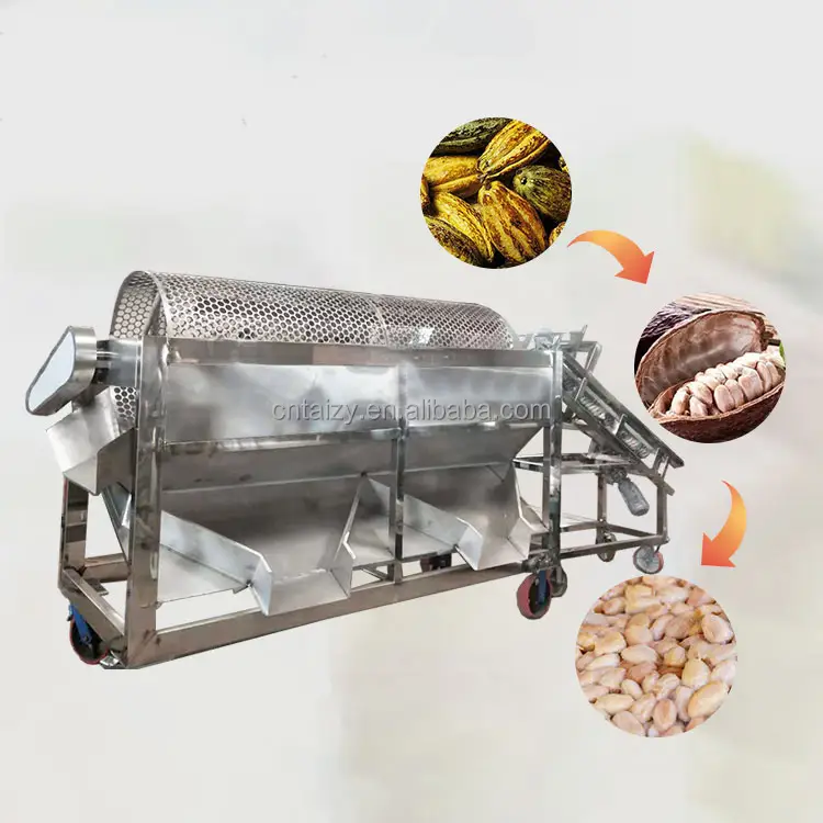 Industriële Cacao Peulen Peeling Machine Cacao Pod Splitting Machine
