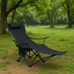 Heavy Duty Aluminum Frame Modern <b>Foldable</b> Picnic <b>Chair</b> for Outdoor Use - Product Image 1