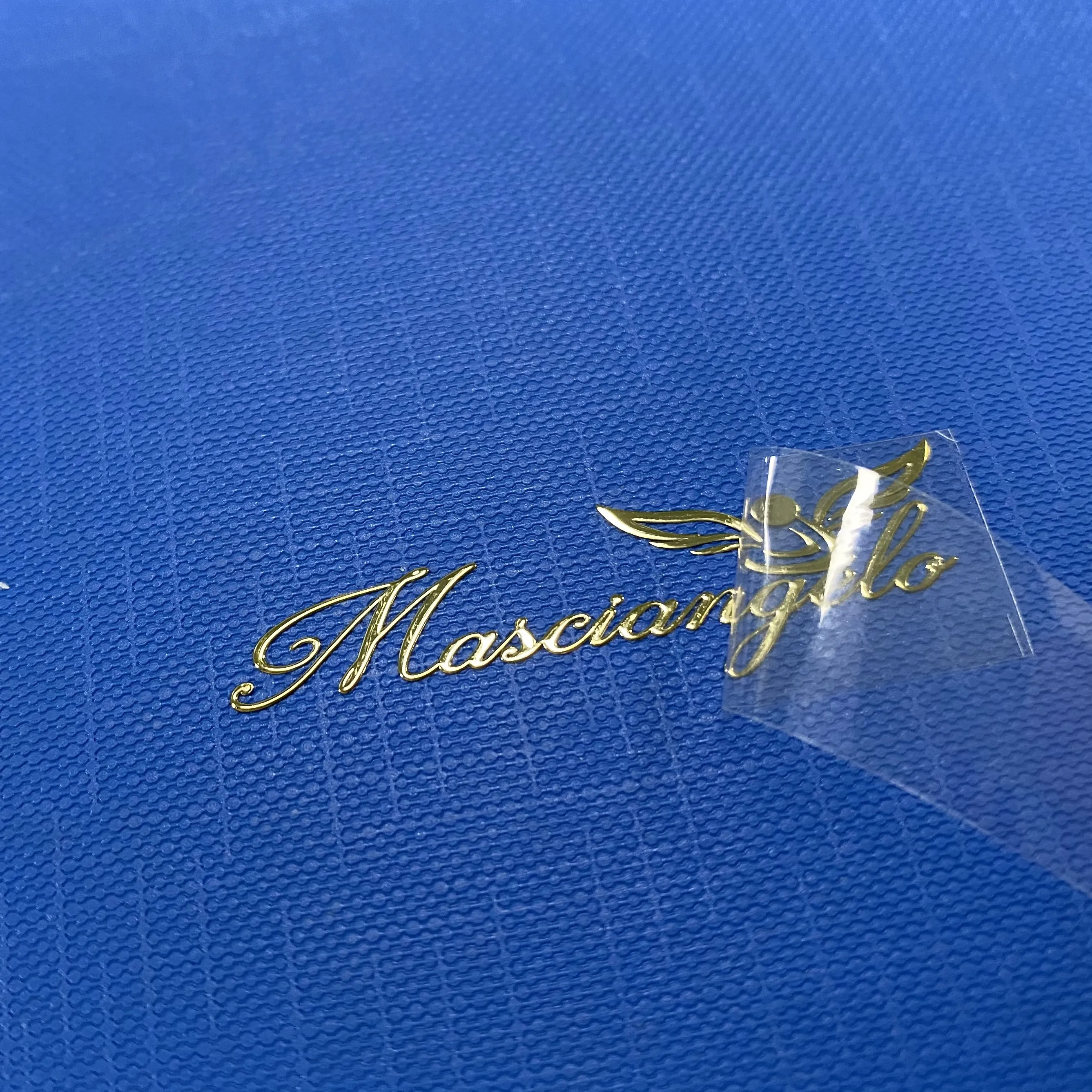 Etiqueta de níquel metálica colorida, etiqueta de níquel metálica impermeável com letra dourada, prata 3d de metal com adesivo de transferência