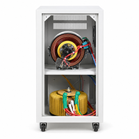 Régulateur de tension automatique monophasé CA 110V 220V avec écran LCD en cuivre haute efficacité