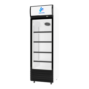 Thương Mại 300L Cửa Kính Duy Nhất Nhiệt Độ Hiển Thị Kỹ Thuật Số Tủ Đông/Tủ Lạnh Tùy Chỉnh Cho Tươi-Thủ Môn Trái Cây Rau - Product Image 3