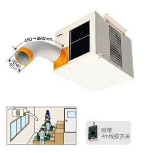 Suiden SS-22CG-8A Ceiling Mount Portable Air Cooler 2.2kW Water Refrigerant Industrial Use - Product Image 4