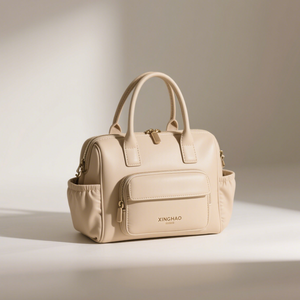 Produttore personalizzato vegano pelle Pu Beige grande capacità zaino mamma borse da viaggio pannolino madre per il <span class=keywords><strong>neonato</strong></span> - Product Image 5