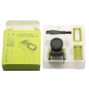 Kit di 14 Pettini Guida di Sicurezza per OneBlade, Pettini Limitatori di Ricambio per Rasatura Barba e Corpo QP2520/QP2630 - Product Image 6