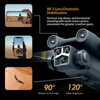 Drone RC M3 MAX à quatre axes, best-seller, avec positionnement par flux optique, évitement d'obstacles, photographie aérienne haute définition