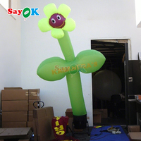 Danseurs d'air de cactus vert de Sayok danseur gonflable de ciel de plante de fleur pour la publicité d'événement