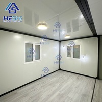 Maison conteneur préfabriquée mobile et extensible sur mesure de 20 pieds ou 40 pieds, bâtiment préfabriqué, maison à deux chambres, maison portable