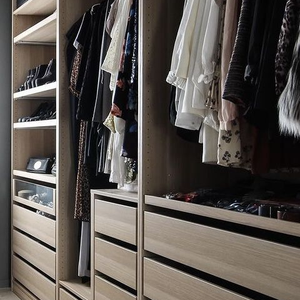 <span class=keywords><strong>Armadio</strong></span> in Legno Regolabile Stile Moderno, Set di Mobili per Camera da <span class=keywords><strong>Letto</strong></span> con <span class=keywords><strong>Specchio</strong></span>, per Casa e Hotel, Ecologico e di Grande Capacità - Product Image 2