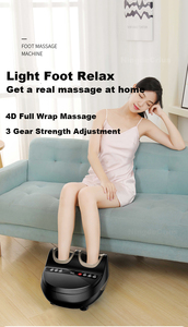 CRIUS-170 Remote Control Shiatsu <strong>Air</strong> <strong>Pressure</strong> <strong>Massager</strong> <strong>Leg</strong> <strong>Foot</strong> <strong>Massager</strong> Electric Full <strong>Foot</strong> Scraping <strong>Foot</strong> <strong>Massager</strong> Black CE 45W - Product Image 3