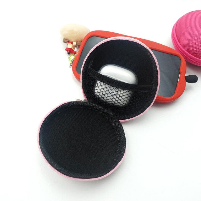 Wholesale Simple Design Cartoon Silicone EVA Round Coin Purse Waterproof Custom Candy Color Coin Purse
