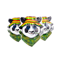 Sacs en mylar imprimés personnalisés de 3.5g Sachet plat Cali de forme irrégulière découpé spécial unique 8e pochette anti-odeur pour le lait