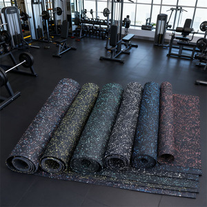 Tappetino in Gomma ad Alta Densità per Palestra con Assorbimento degli Urti e Riduzione del Rumore, Lavabile, Colore e Logo Personalizzabili - Product Image 4