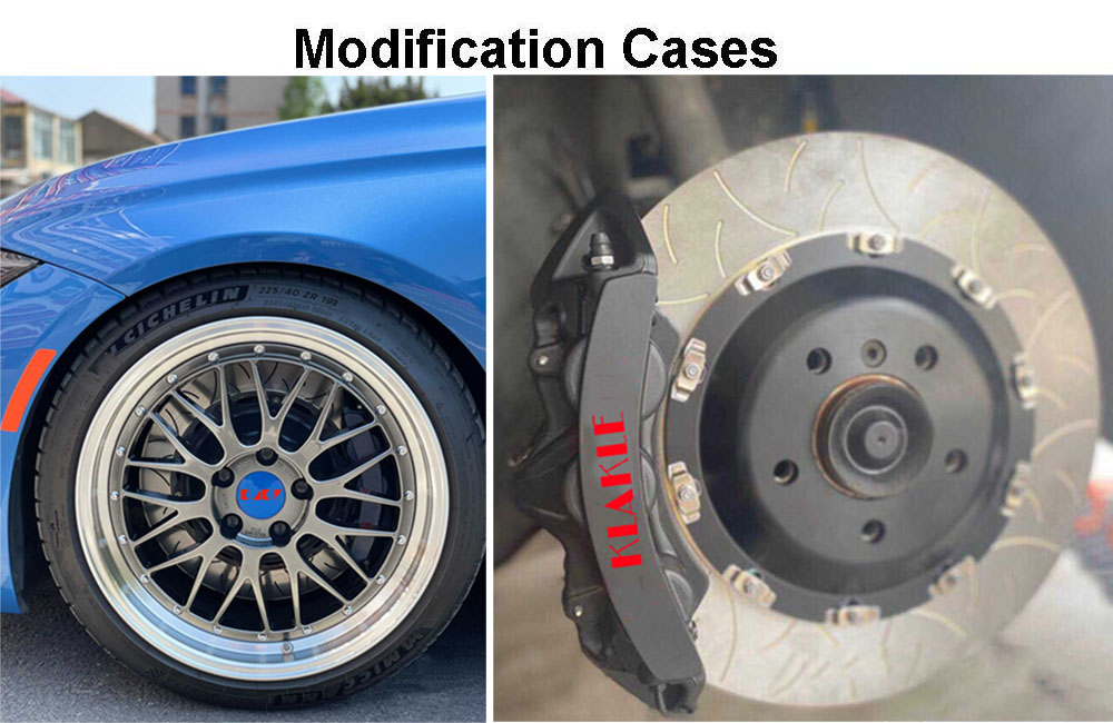 Klakle自動車部品GTS6ブレーキキャリパー6ビッグピストン380*34ミリメートルリアブレーキローターディスクホイール19リムトヨタランドクルーザー Klakle自動車部品GTS6ブレーキキャリパー6ビッグピストン380*34