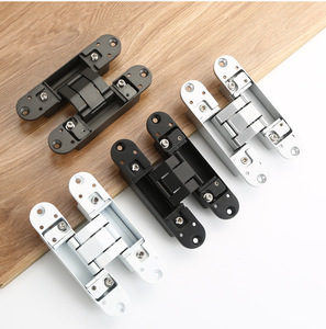 Cerniera Invisibile 3D Regolabile <span class=keywords><strong>per</strong></span> Porte - Cerniera Nascosta a Croce <span class=keywords><strong>per</strong></span> Porte a Filo Muro - Product Image 5