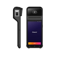 Terminal de point de vente portable Android 14 de 5,5 pouces avec lecteur de codes QR 2D, NFC, Bluetooth, 4G, Wi-Fi pour la gestion logistique des restaurants