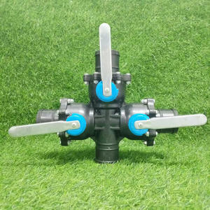 Vanne solénoïde automatique en plastique à 3 voies et 4 sorties, diamètre égal 63 mm, pour minuteries d'<span class=keywords><strong>arrosage</strong></span> de <span class=keywords><strong>jardin</strong></span> et irrigation agricole - Product Image 2