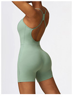Combinaison de yoga une pièce creuse sexy, combinaison de yoga pour femmes, danse, fitness, lifting, bodysuit