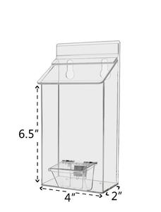 Giá Sách Quảng Cáo Ngoài Trời 4W X 6H Hộp Bưu Thiếp Treo Tường Có Nắp Acrylic Trong Suốt Với Hộp Quảng Cáo - Product Image 2