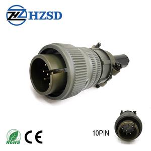 Amphenol MS3106A-18-1P, 10 способ оптического кабеля Разъем для монтажа на разъем, резьбовое соединение, Pin связаться с нами, в виде ракушки, высота каблука 18, MIL-DTL-5015 - Product Image 2