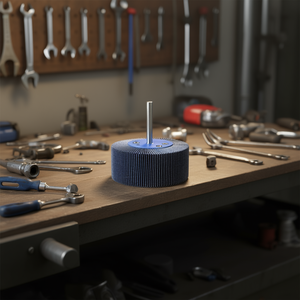 Disco Abrasivo de Tela Ttake, 60x50 mm, Eje de 6 mm, Grano 80, para Pulir Metal - Product Image 3