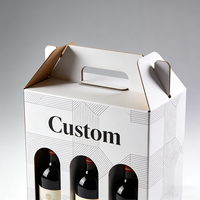 Caja de Envío Autoarmable de Cartón Corrugado Impermeable con Relieve Personalizado TongKun para Transporte de Vino de Frutas