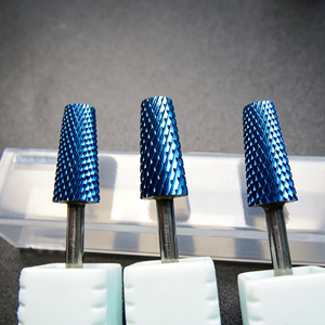 Brocas de Carburo Azul para Uñas al por Mayor, Tipo F/<span class=keywords><strong>M</strong></span>/C, de 3/32'', para <span class=keywords><strong>M</strong></span>áquina de Manicura y Pedicura con Motor sin Escobillas - Product Image 4