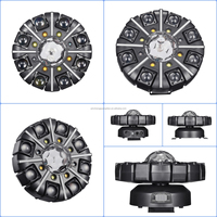 Projecteur de scène professionnel 150W à huit bras LED/Laser RGBW pour effets stroboscopiques, boule magique, DJ et discothèque