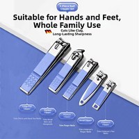 Ensemble de manucure et pédicure multifonctionnel 35 en 1, acier inoxydable, outils de soin des ongles personnels, coupe-ongles, kits de toilettage