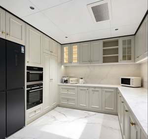 Muebles de Cocina Modernos Personalizados, Gabinetes de Cocina Acrílicos Listos para Instalar, Montados en la Pared - Product Image 6