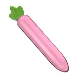 Consolador <span class=keywords><strong>de</strong></span> masaje <span class=keywords><strong>de</strong></span> punto G, juguete <span class=keywords><strong>de</strong></span> Material <span class=keywords><strong>de</strong></span> vidrio, consolador <span class=keywords><strong>de</strong></span> simulación, estimulador <span class=keywords><strong>de</strong></span> juego Anal masculino, forma vegetal Vaginal, Juguetes sexuales para adultos - Product Image 2