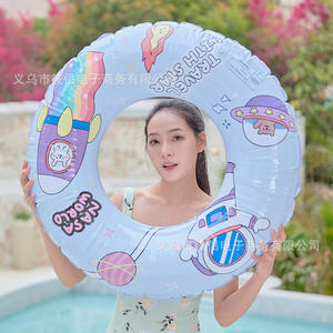 Flotador Inflable para Niños con Diseño de Astronauta de Dibujos Animados, Flotador de PVC para Piscina, para Uso en Parques Acuáticos - Product Image 3