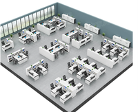 Mobilier de bureau moderne: Bureaux, postes de travail, compartiments de direction, cloisons de bureau, établis et postes de travail