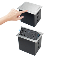 Toma de corriente hidráulica emergente, toma de corriente eléctrica automática para mesa de conferencias, enchufe, toma de corriente