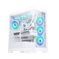 Casing Gaming, SAMA OEM, kaca Tempered, Casing PC, Filter debu magnetik ATX, Casing Gaming terbaru