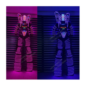 Cofre LED pantalla Digital Walker Robot traje luminoso escenario ropa para fiesta y baile rendimiento estante de exhibición disfraz - Product Image 1